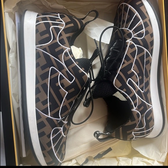 Fendi w. Sneakers/Fabric/Rubber Sole - Picture 1 of 12